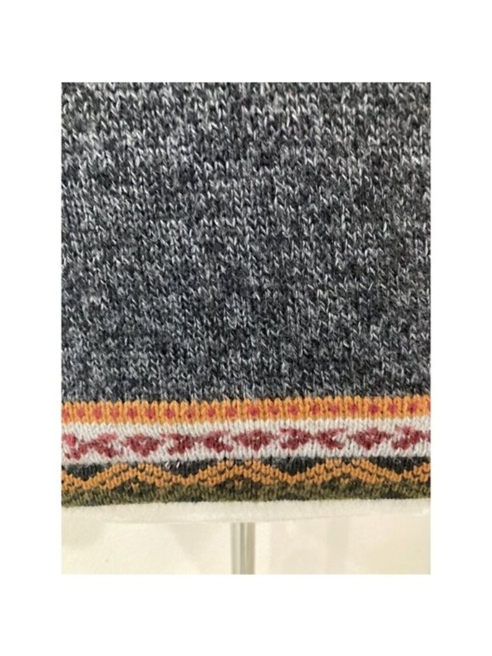 Aylins Peru Alpaca Wool Sweater M Fair Isle Nordic Andean Boho Folk Artisan Knit - Picture 8 of 13